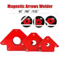 Магнитные стрелы сварочный держатель пайка Поддержка 45 ° 90 ° 135 ° углы стрелы сварщики позиционер электроинструмент аксессуары 25-75Lb