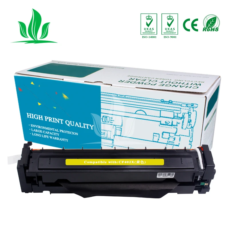 

2Y CF400X 400x CF401X CF402X CF403X Toner Cartridge Compatible for HP Color LaserJet Pro M252dw/M252n MFP M277DW laser printer