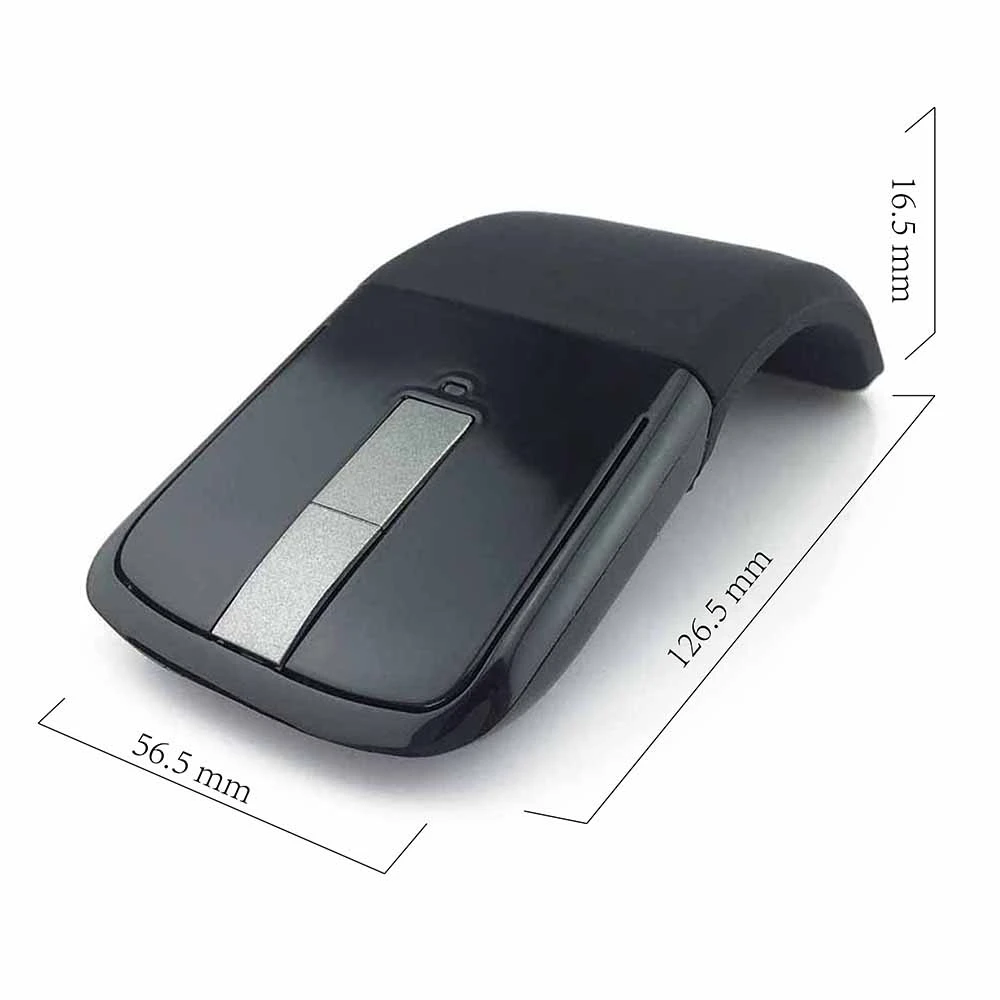 CHYI Arc Touch mouse складная беспроводная компьютерная мышь складные компьютерные игровые мыши ультра тонкие Mause с bluetooth-адаптером для портативных ПК