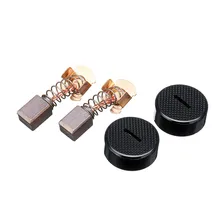 2 шт. электродрель мотор CB430 угольные щетки+ черные кепки сменный инструмент для BGA450 BGA452 DGA452