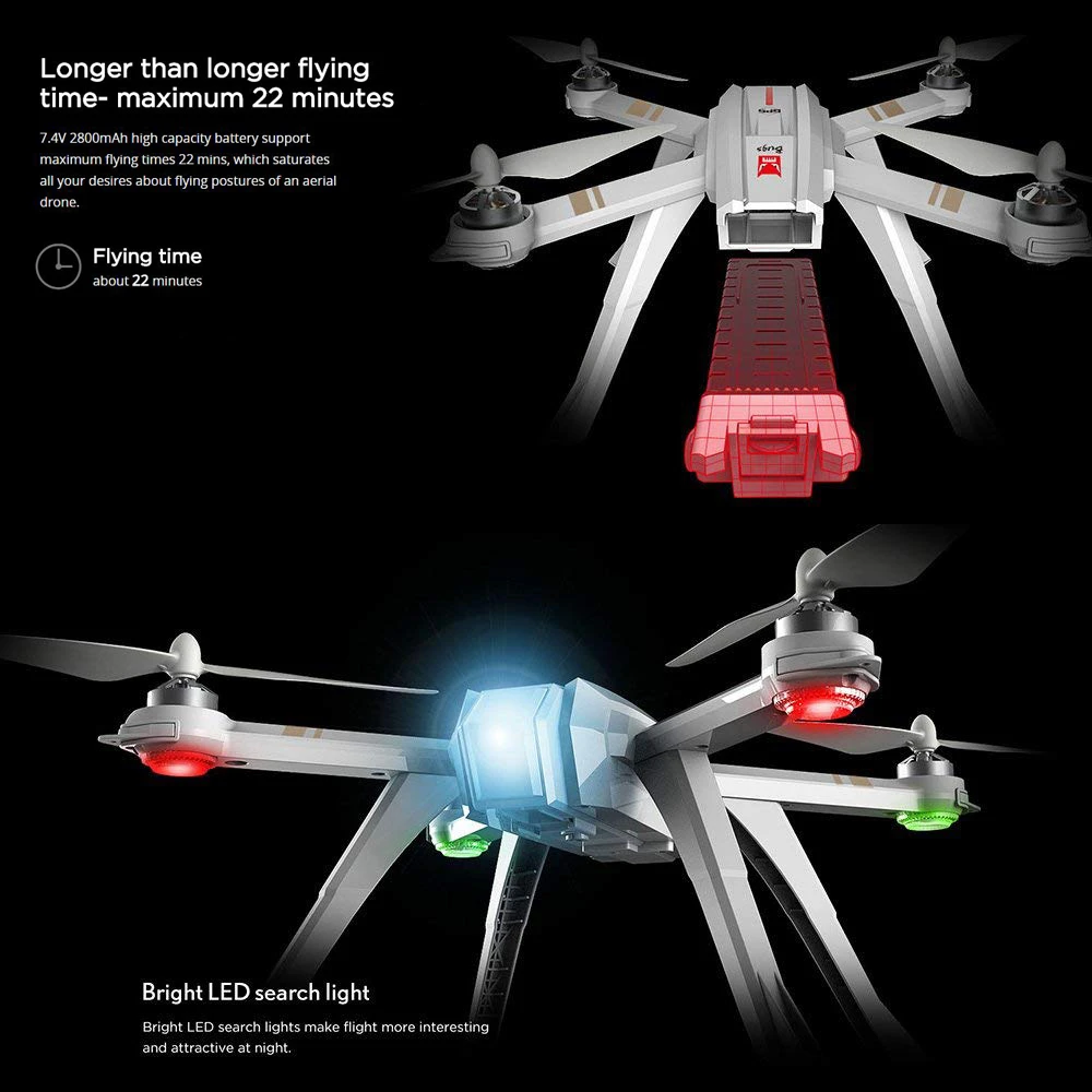 MJX Bugs 3 PRO B3PRO RC Drone Dron 4-Channels Remote Control Quadcopter Helicopter Wifi FPV APP Control Multifunctional Drones MJX Bugs 3 PRO B3PRO RC Drone Dron 4-Channels Remote Control Quadcopter Helicopter Wifi FPV APP Control Multifunctional Drones