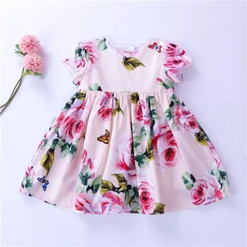 

baby frock girl flower dress summer beautiful kids dresses for girl's clothing princess boutiques infant baby outfit school