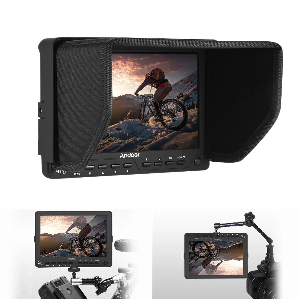Andoer S7 монитор профессиональный 7 дюймовый полевой на камере IPS Full HD 1920*1200 видео для