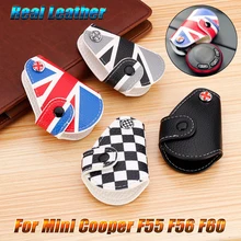 Натуральная кожа удаленный брелок, чехол для ключей сумка крышка Держатель для Mini Cooper, Countryman, Clubman R55 R56 F55 F56 F60 автомобильный стильный аксессуар