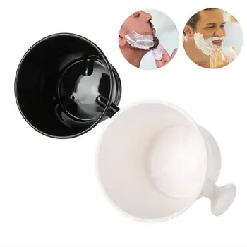 

Plastic Shaving Soap Bowl Foam Shaving Soap Cream Bowl with Handle Men Shaving Bowl Barber Salon Shaving Tool Accessories
