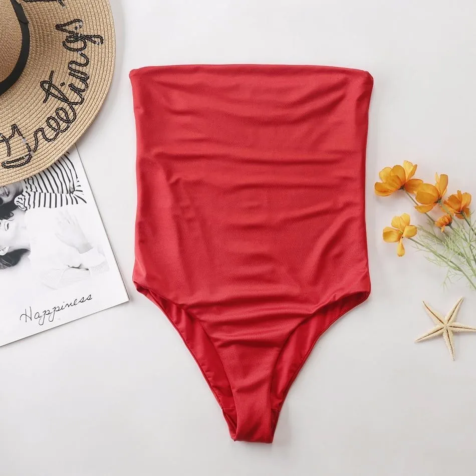 Missomo عموما النساء مثير قبالة الكتف ازياء أعلى ارتداءها لباس سباحة زائد حجم Playsuit شفافة رومبير بذلة Missomo عموما النساء مثير قبالة الكتف ازياء أعلى ارتداءها لباس سباحة زائد حجم Playsuit شفافة رومبير بذلة