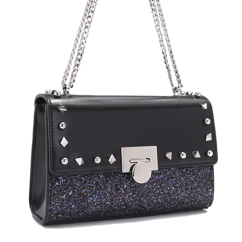 

Shoulder Bag Women Luxury Fashion Crossbody Bag For Women Handbags Bolsas Feminina Pu Leather Women Flap Rivet Chain Bag Sac