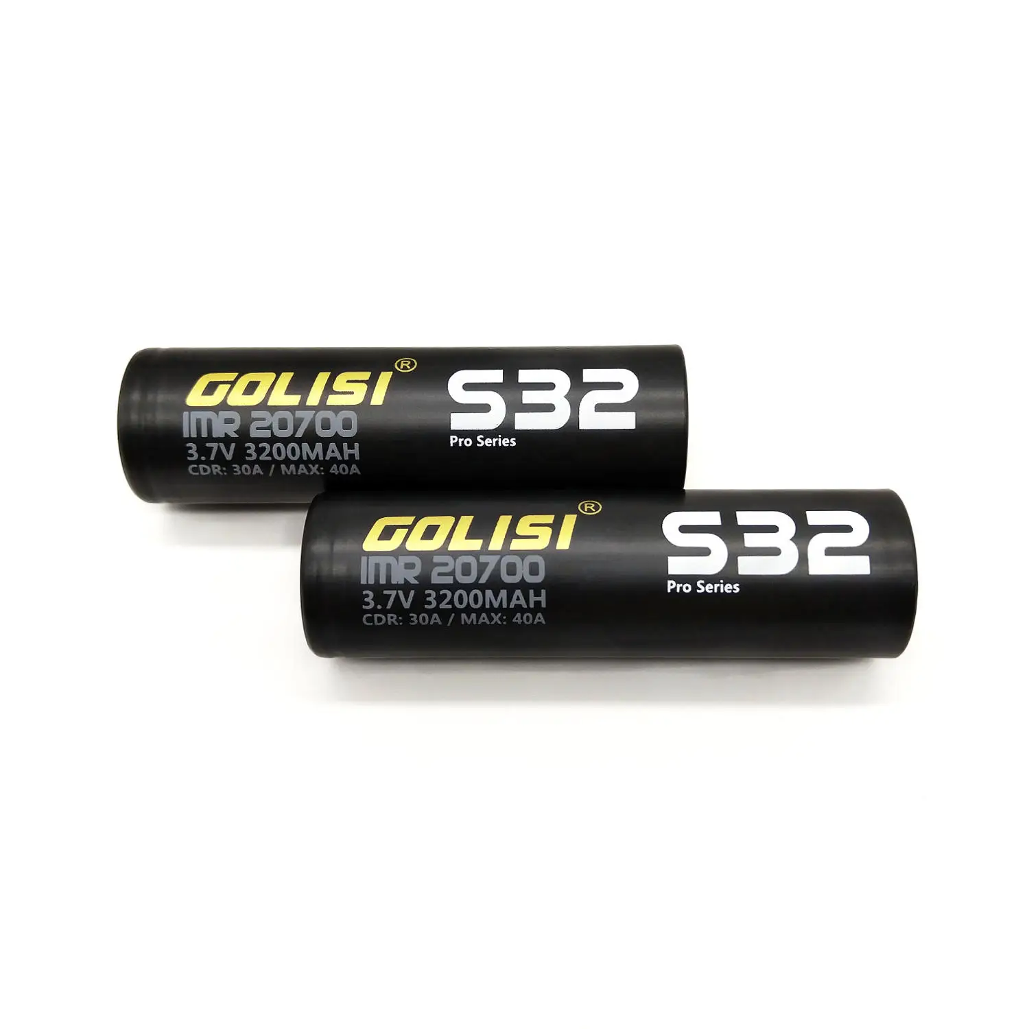 Golisi 2 шт. S32 Imr 20700 3200 Mah 3,7 V Cdr 30A Max 40A Высокая утечка электронная сигарета аккумуляторная батарея для Vape вспышка светильник головной светильник
