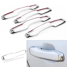 Revêtement de poignée de porte en plastique ABS pour Volvo XC60, décoration brillante, garniture de voiture, accessoire pour Volvo XC60, deuxième génération, 2018, 2019