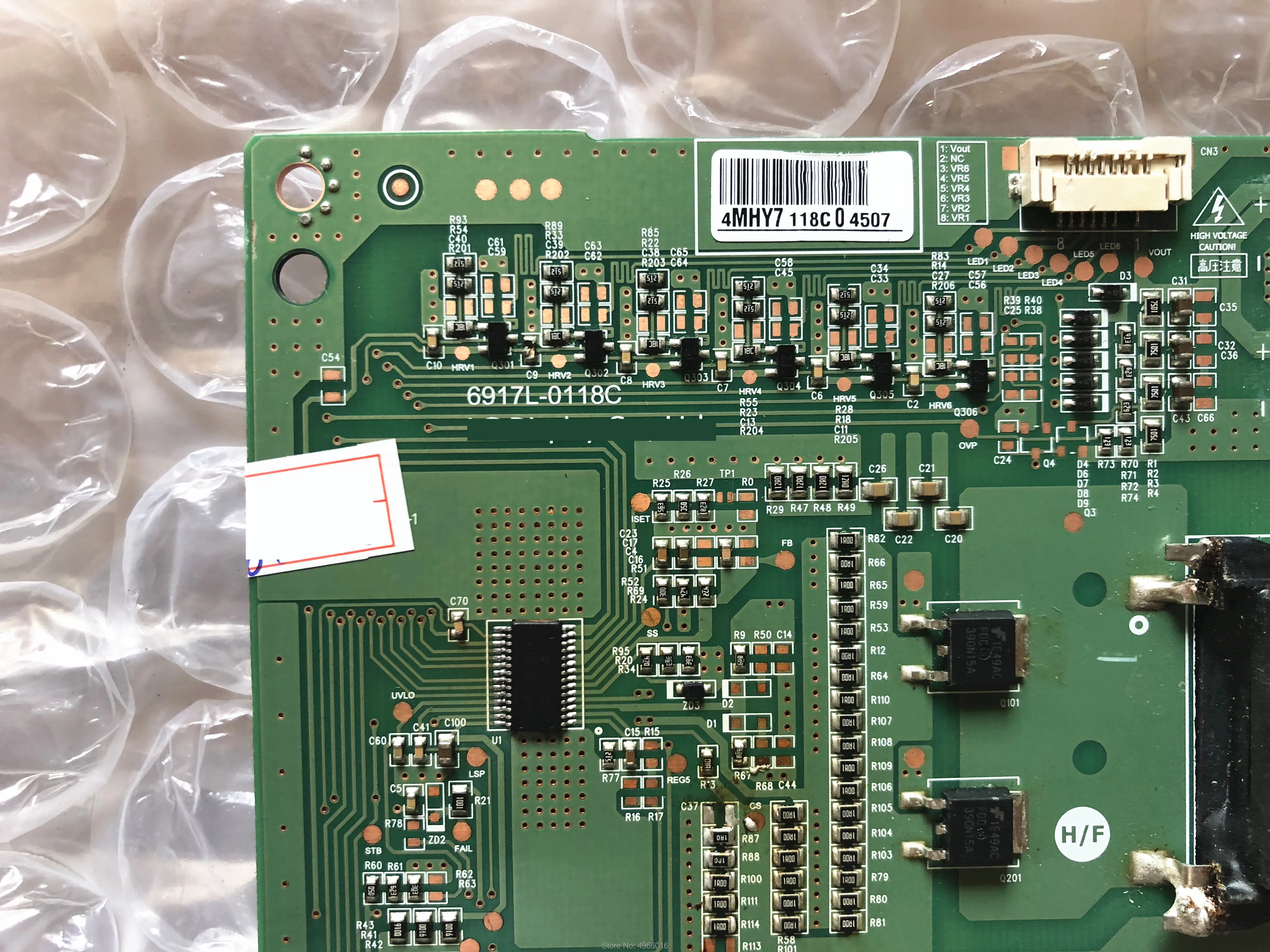 Оригинальная Высоковольтная плата 6917L 0118A B PPW LE55TN O REV0.8 DJ оборудование