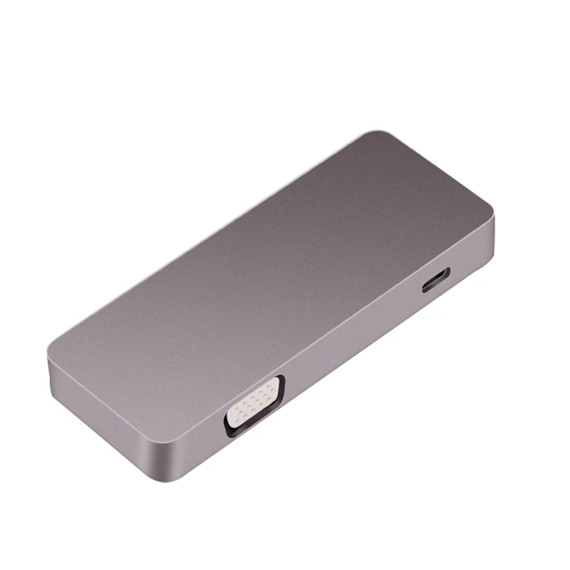 AAAJ-USB-C Thunderbolt 3 концентратор usb3.1 type C к HDMI 4K VGA 1080P SB3.0 USB2.0 USB PD 5в1 - Цена: 