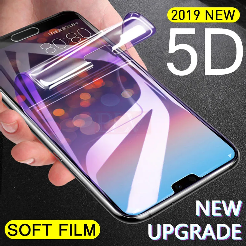 

PLV 5D Ultra-thin Hydrogel Film On The For Huawei P10 P20 Lite Protective Film For Huawei P10 Plus P20 PRO Screen Protector Film