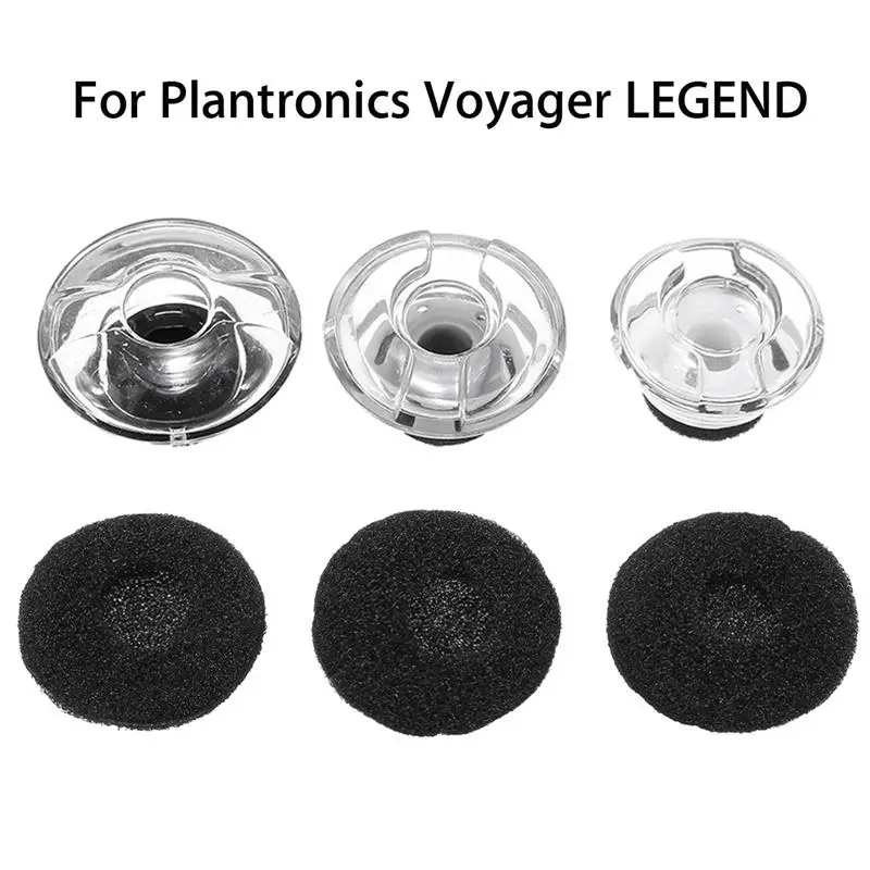 

ARCHEER 1 set S/M/L Eartips for Plantronics for Voyager for LEGEND Earphone Transparent Clear Earbuds Eartips Replacement