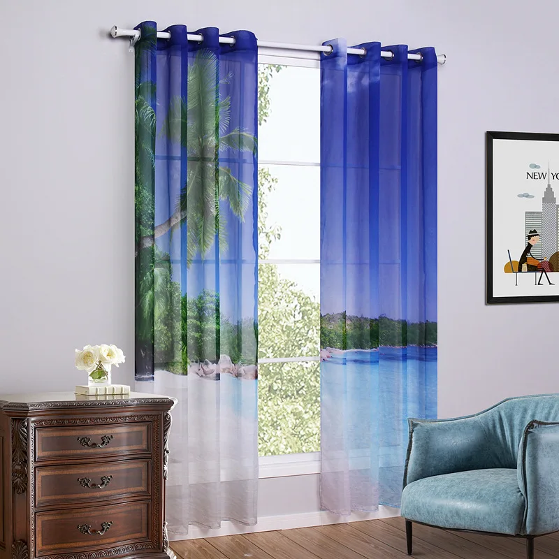 

Terry Modern blackout curtains for window treatment blinds finished drapes window curtains for living room bedroom 1pcs CU127