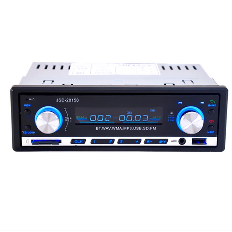 

Radio usb Bluetooth V2.0 Stereo Audio In-dash FM Receiver Aux Input ReceiverUSB MP3 MMC WMA auto radio