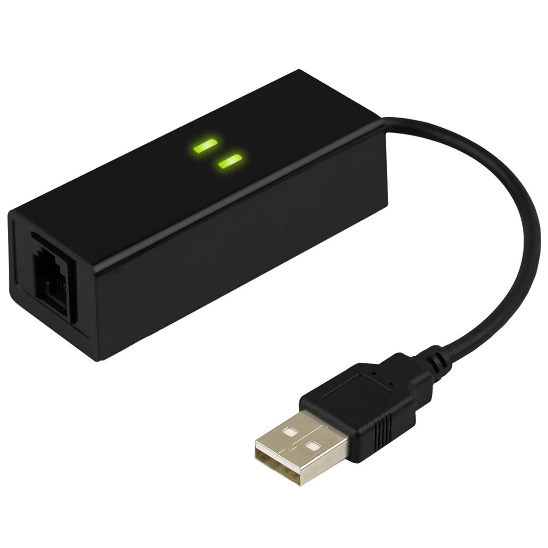 USB2.0 56K модем черный