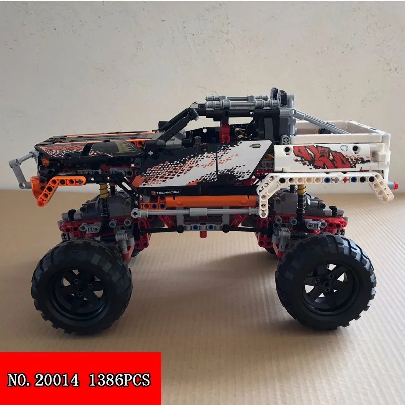 

Lepin 20014 Science Technology Series Remote Control Four Drive Vehicle Children Assembling Alpinia Blocks Insert Toys 1386pcs