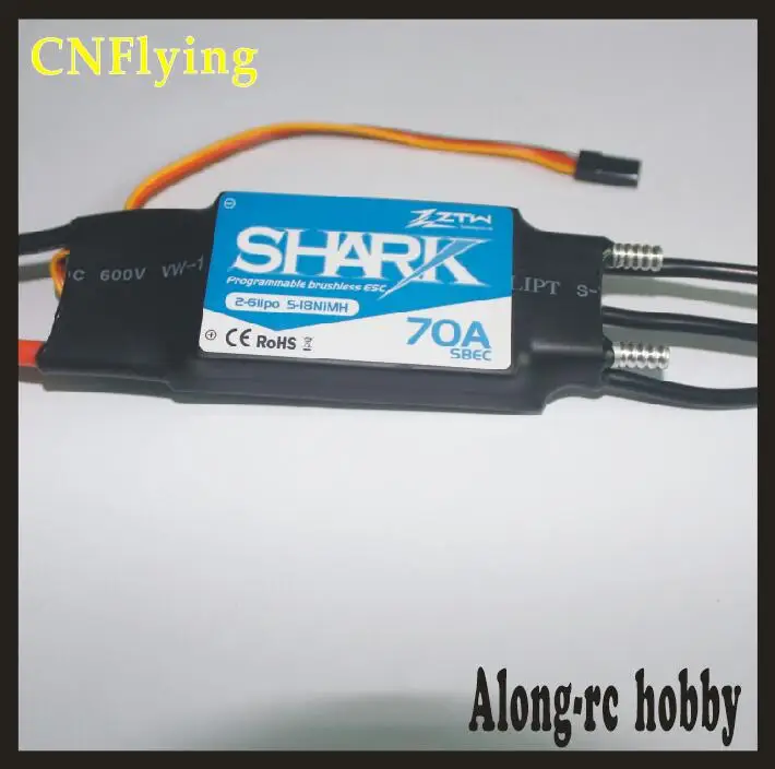 ztw shark 20A 40A 50A 60 70 80A водонепроницаемый бесщеточный ESC для лодки с системой водяного охлаждения RC модель лодки