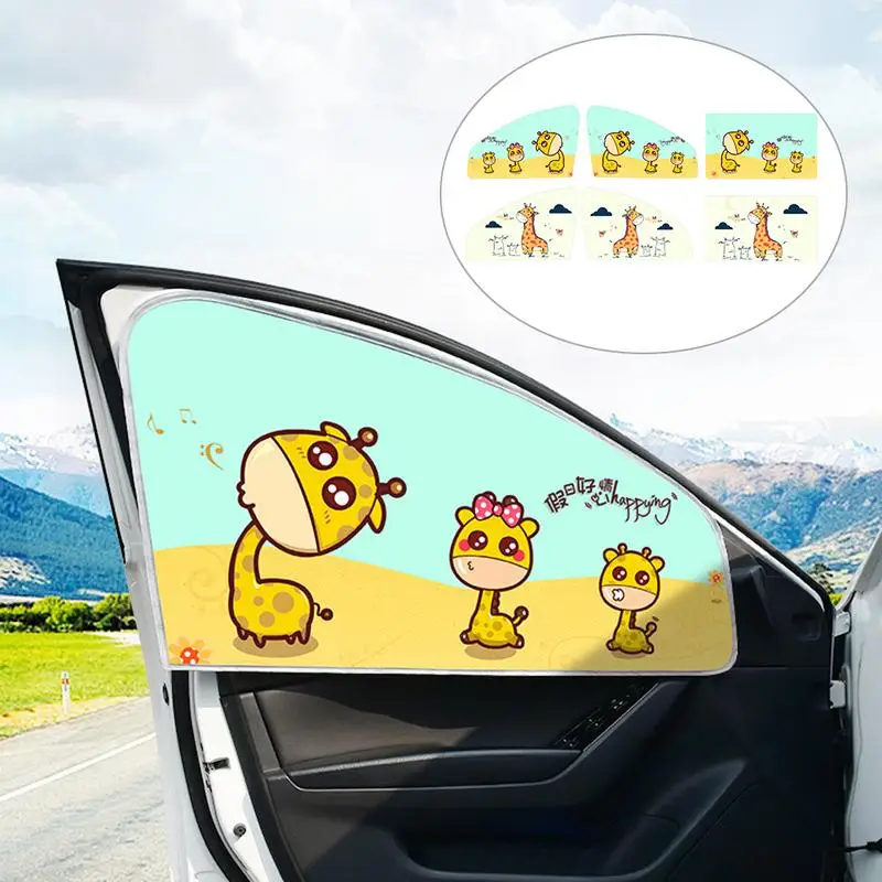 Moon Magnetic Car Sun Shade Curtain for Side Window Baby Kids Children Sunshade Protector Protects from Sun Glare Heat Blocks UV Rays Glare Car Interior Sun Blocker Blind