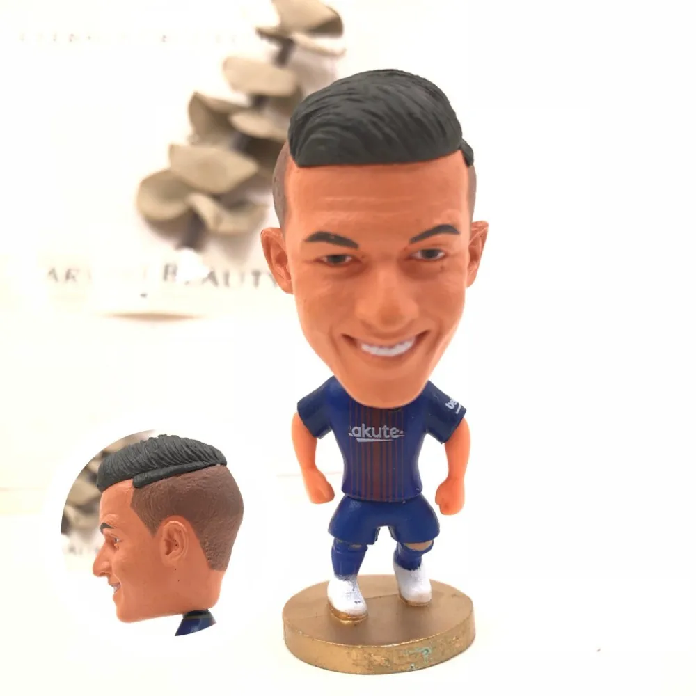 Soccerwe Figurine Sports Football Star Continho 14 18 19 Movable