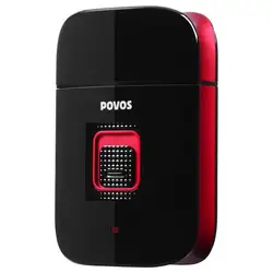 POVOS USB Перезаряжаемые электробритва Для мужчин моющиеся волосы бритья бороды машины Уход за лицом Профессиональный электробритва s бритвы