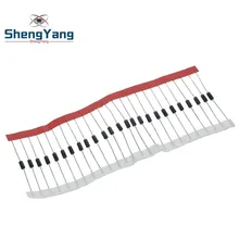 100 шт. 1N5817 1N5819 1N5399 1N4937 1N4004 выпрямительный диод Шоттки 1N4001 1N4007 UF4007 HER107 FR207 FR157 FR107 RL207 DO-41