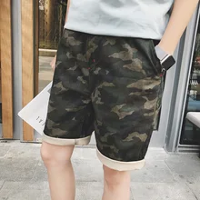 Новые летние камуфляжные шорты Для мужчин модные прямые повседневные шорты человек уличная тенденция дикий хип-хоп свободные шорты Для мужчин s Костюмы M-3XL