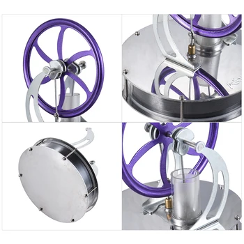 

Aibecy Low Temperature Stirling Engine Motor Model Heat Steam Education Toy DIY Kit