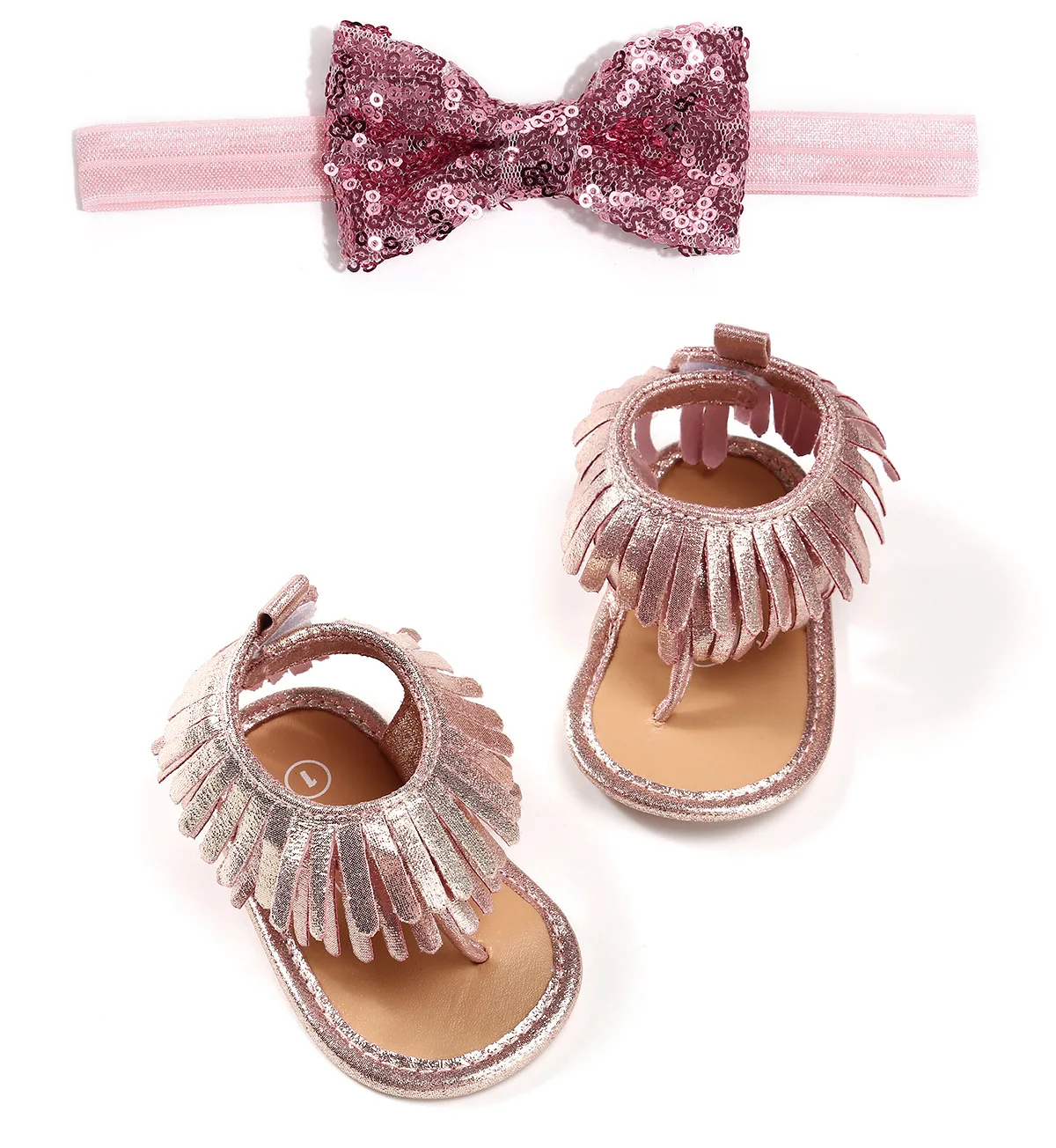 

2019 Summer Baby Girls Shoes with Bow Headband Newborn Baby Moccasins 1st Party Dress Shoes Infant Toddler First Walkers