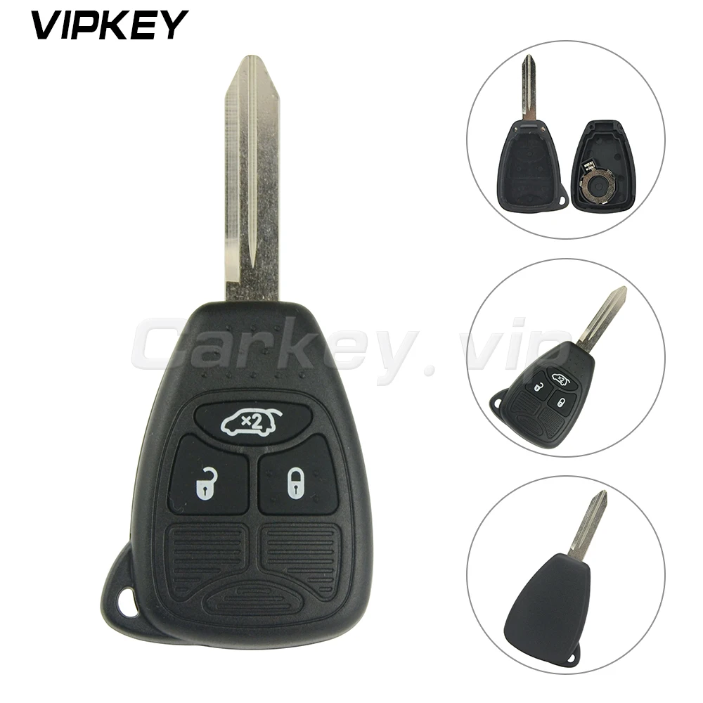 Remotekey 04589199AC 3 кнопки 2006 2007 2008 2009 2010 2011 2012 для Chrysler Dodge джип дистанционного ключа