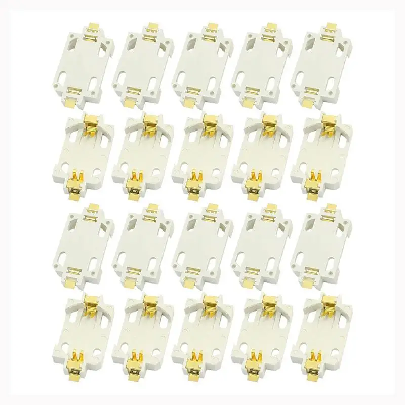 

20pcs White Housing CR2032 SMD Cell Button Battery Holder Socket Case