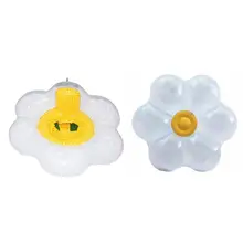 Летний купальник ming родитель-ребенок в форме цветка плавать ming кольцо уплотненная вода смешной круг для купания надувная, двойная игрушка плот кольцо