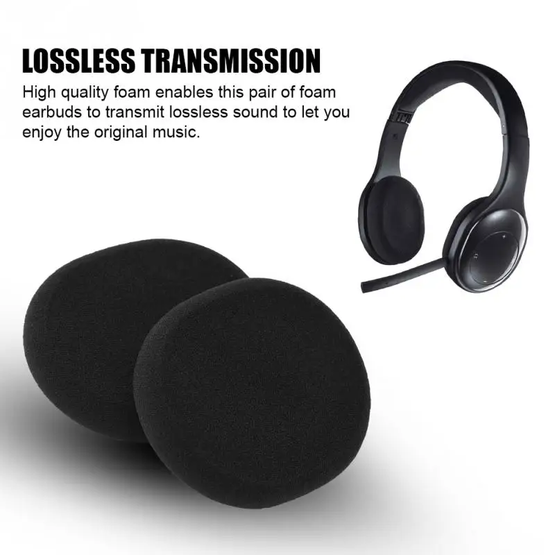 

Lossless Transmission Foam Headphone Cover Comfortable Foam Earbuds For Logitech H800 H150 H110 New Arrival
