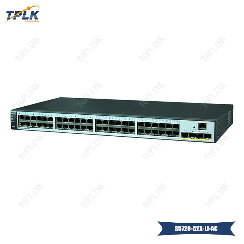 Hot sale Flexible Ethernet networking hua wei S5720-52X-LI-AC Switch, with 48 Port Gigabit network Switch with 4 10g SFP uplinks Hot sale Flexible Ethernet networking hua wei S5720-52X-LI-AC Switch, with 48 Port Gigabit network Switch with 4 10g SFP uplinks