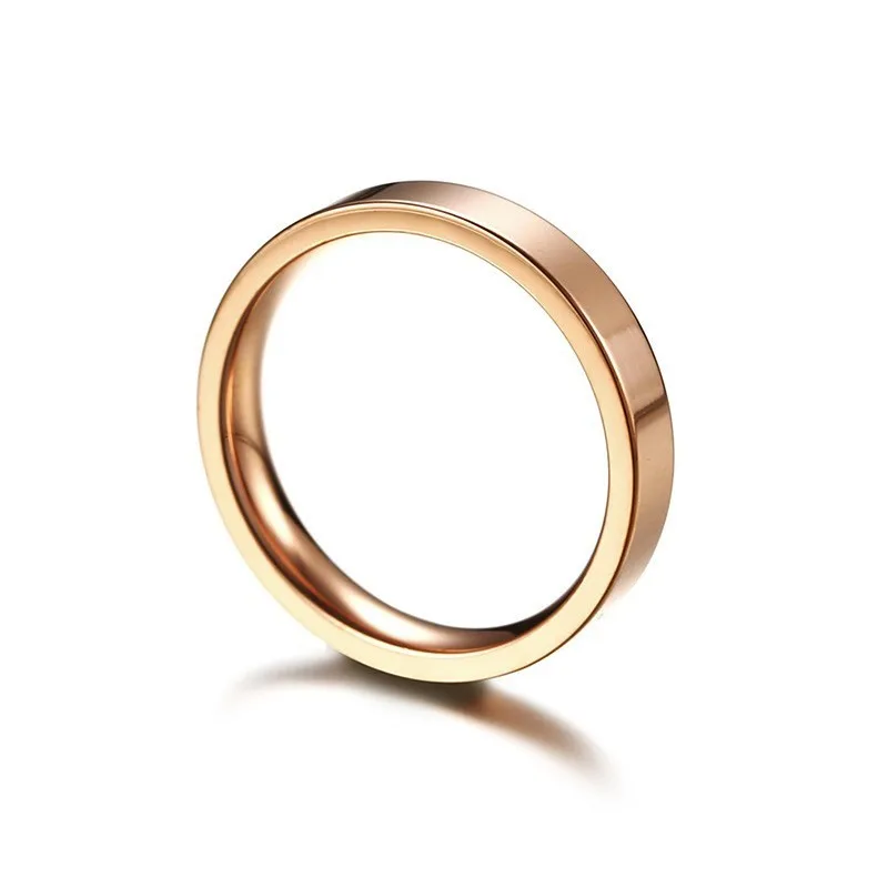 Vnox обручальное кольцо для женщин и мужчин, кубический цирконий, розовое золото, Подарок на годовщину, 1 шт