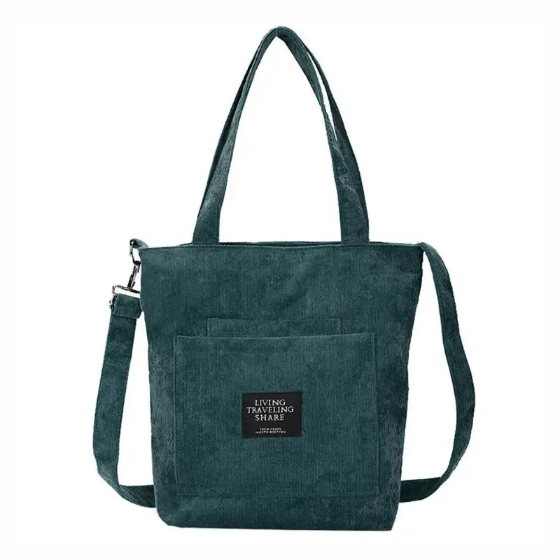 

Large Capacity Corduroy Messenger Bag Fashion Ladies Tote Shopping Bags Women Handbag and purse Shoulder Crossbody Bags Handbag