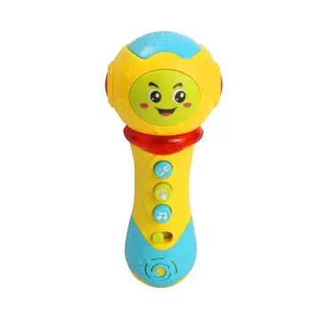 

2 in 1 Child Ringing Baby Microphone Rattle Toy Karaoke Singing Pretend Toy