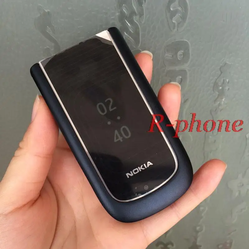Отремонтированный Мобильный телефон Nokia 3710f 3710 раз разблокировка Bluetooth 3g мобильный телефон Английский Русский Арабский Иврит Клавиатура