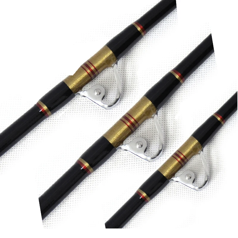 

OLOEY Yellow fin 80lbs 100lbs trolling rod and reel holder vara de pesca sea boat trolling rods Bent and straight butt