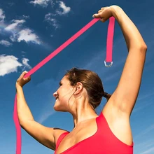 Хлопок эластичный ремень для йоги спортивный пояс D кольцо фитнес-группа упражнения для спортзала атлетики обучение трещивание Группа фитнес Йога пояс