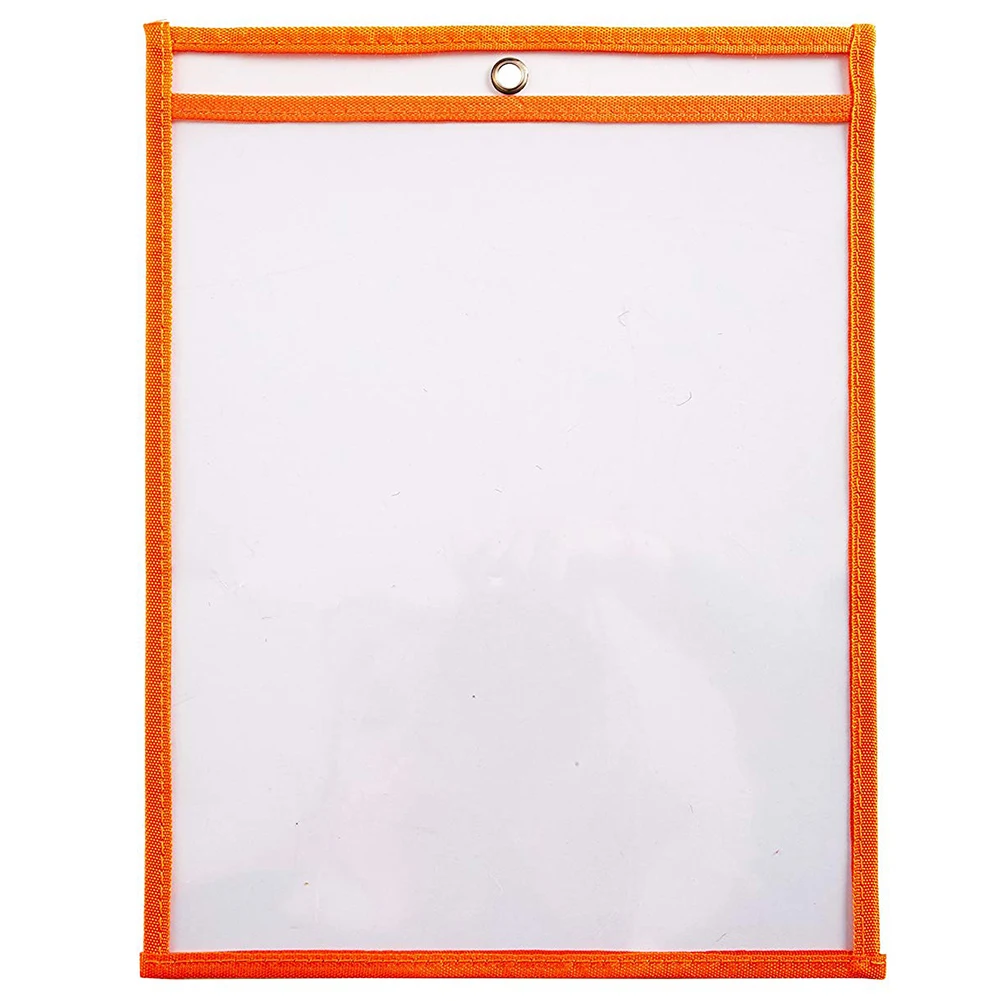  10 Dry Erase Pockets Oversize 9 x 12 Inch Pockets Perfect Classroom Organization Reusable Dry Erase - 32955778721