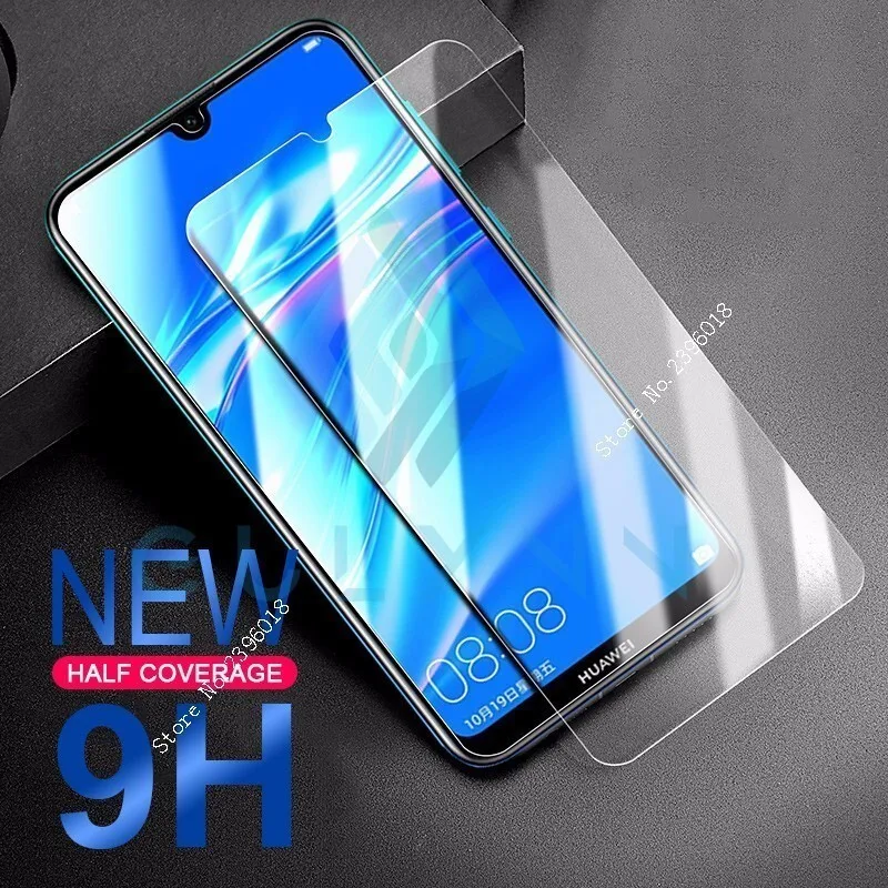 Защита экрана для Huawei Y 9 6 7 5 3 Pirme 2019 2018 Y9 Y6 прозрачное закаленное стекло Honor 8C 7X 7C 7A