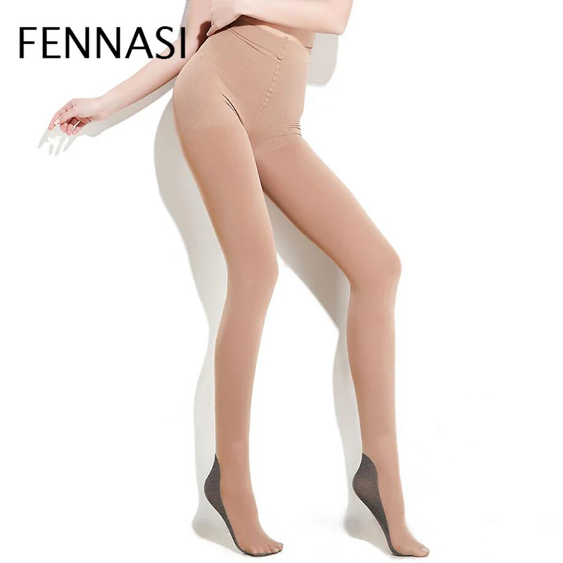 

FENNASI Thick Women's Tights Slimming Stockings Winter Warm Compression Stockings Deodorant Non-slip Pantyhose