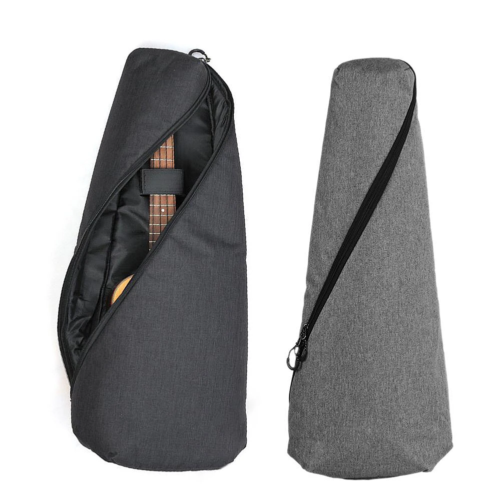 

ADDFOO Portable Cotton Nylon Padded Bass Guitar Gig Bag Soprano Ukulele Case Box Guitarra Cover Backpack With Double Strap