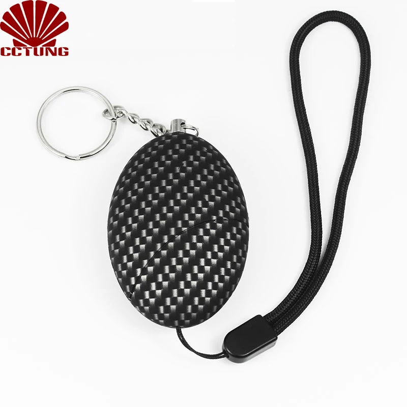 

130db Mini SOS Panic Sound Personal Alarm Siren Safe Emergency Personal Alarm Safety Keychain Battery Built-in To Help Scare Off