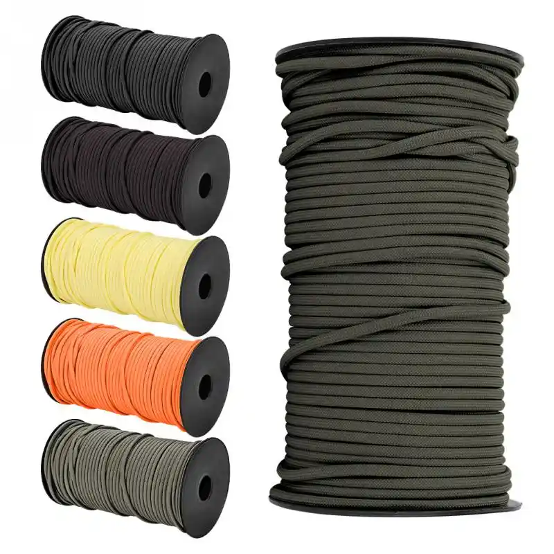 4mm Paracord Seil 100m aus Nylon reißfestes Allzweckseil Outdoor Camping