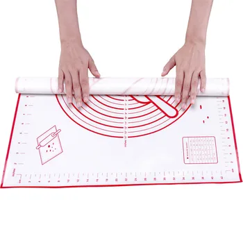 

Non-Stick Silicone Baking Mat Reusable Baking Mat Scale Rolling Dough Pad Kneading Cooking Pastry Kitchen Baking Tools 1 pc