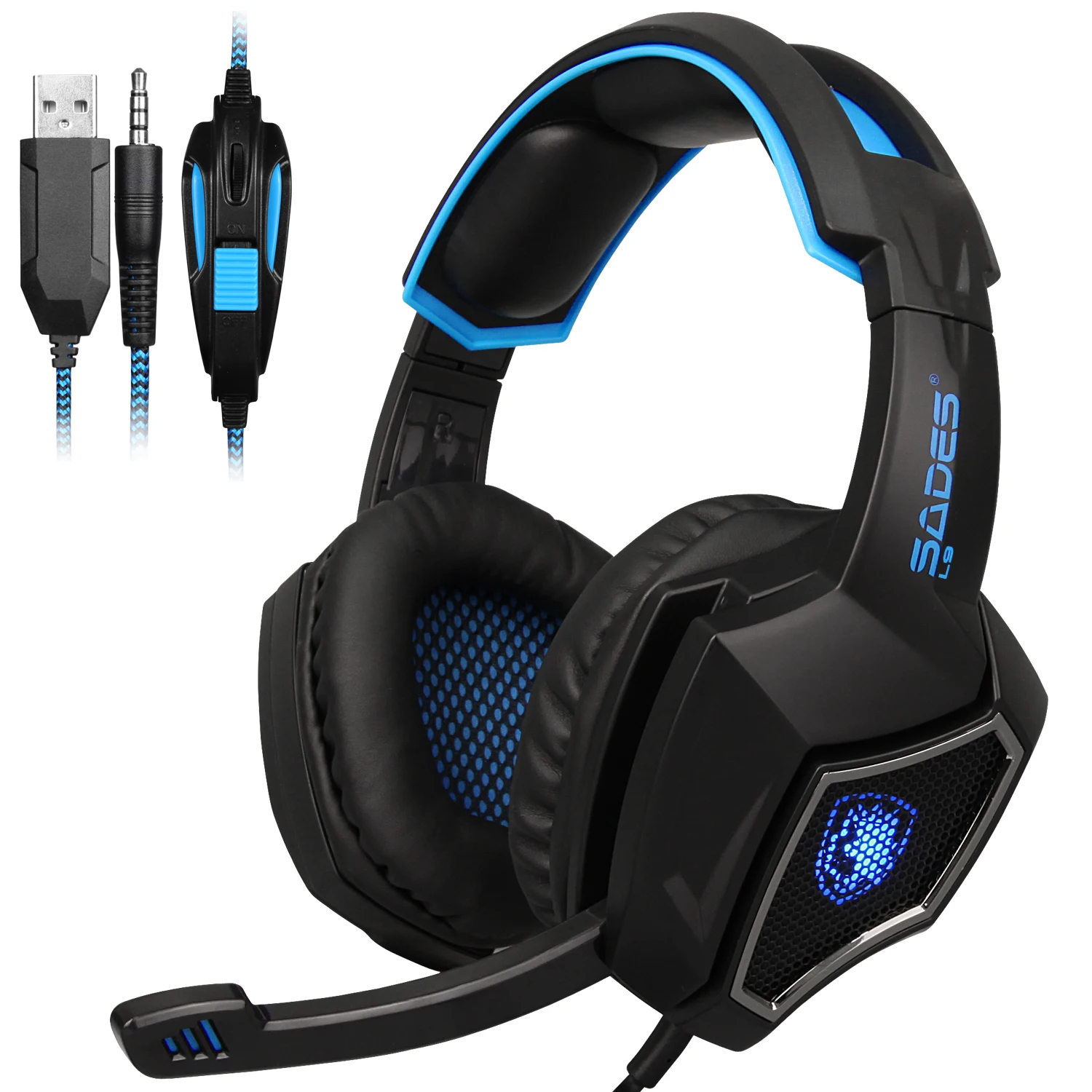 SADES L9 PS4 Gaming Headphone over-ear Stereo Sound with Mic for PC/laptop/Mac | Электроника