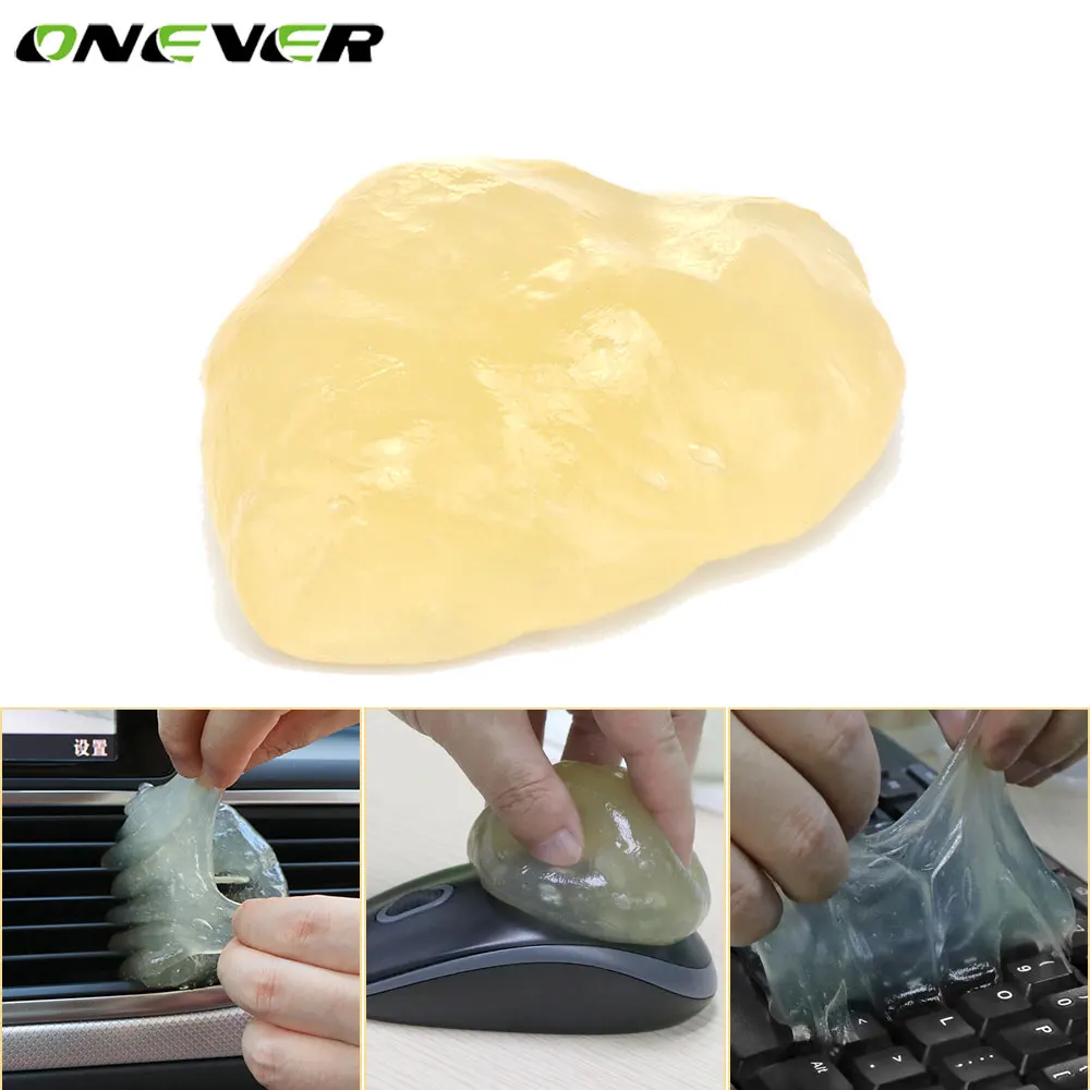 

Auto Interior Keyboard Dust Cleaner Multifunction Soft Car Sticky Outlet Cleaning Glue Gum Gel Maintenance Auto Care Clean Glue