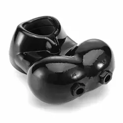 Мужчины Мошонка Squeeze кольцо Носилки Enhancer задержка пояс целомудрия шарик, секс-игрушка SN-Hot